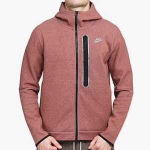 Nike Tech Full Zip Hoodie Redstone - Men’s Size Small